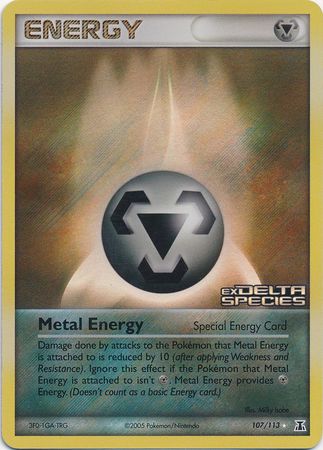 Metal Energy (107/113) (Stamped) [EX: Delta Species] 