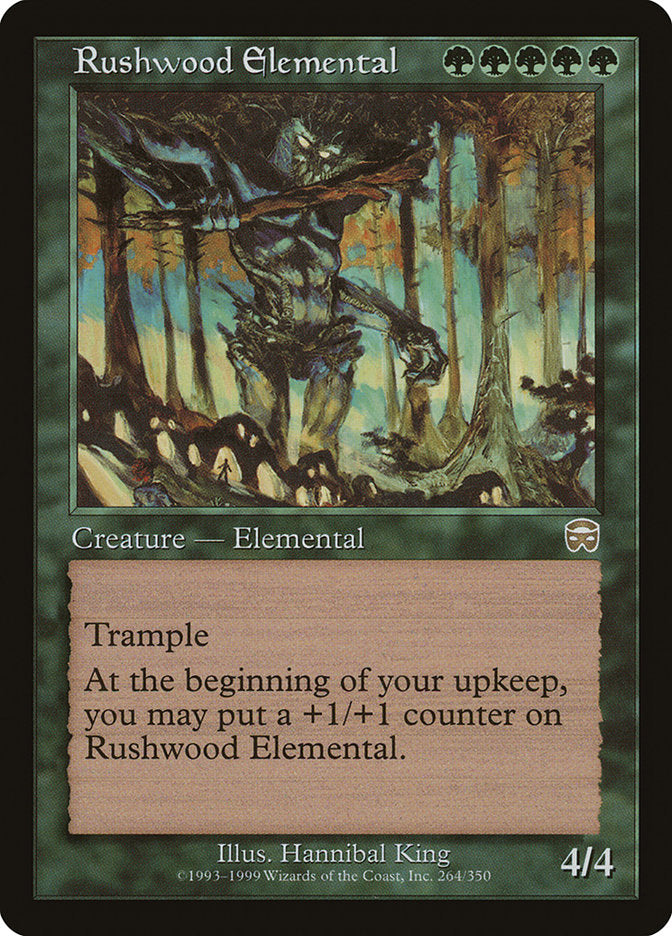 Rushwood Elemental [Mercadian Masks] 