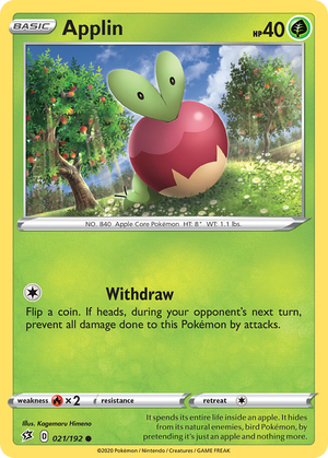 Applin (021/192) [Sword &amp; Shield: Rebel Clash] 