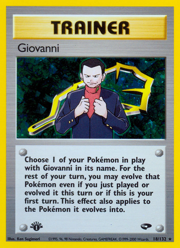 Giovanni (18/132) [Gym Challenge 1st Edition] 