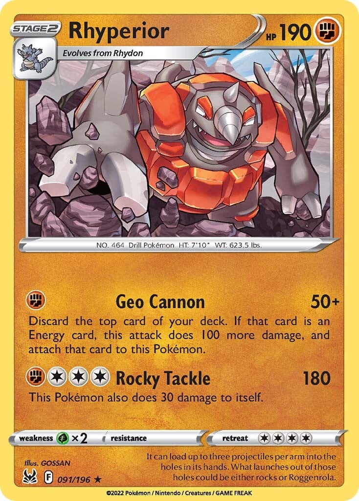 Rhyperior (091/196) [Sword & Shield: Lost Origin] 