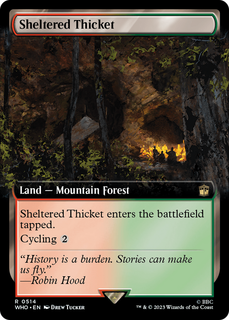 Sheltered Thicket (Extended Art) [Doctor Who]