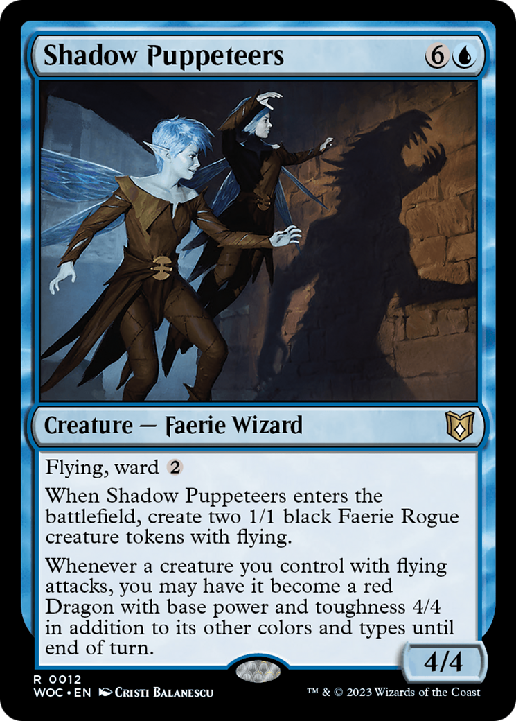 Shadow Puppeteers [Wilds of Eldraine Commander] 