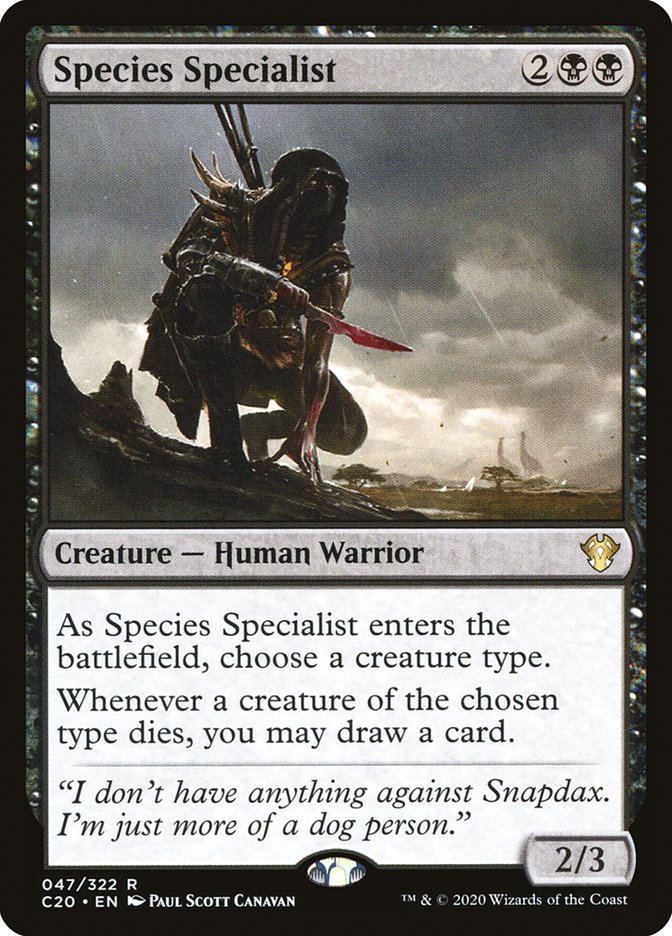 Species Specialist [Commander 2020] 