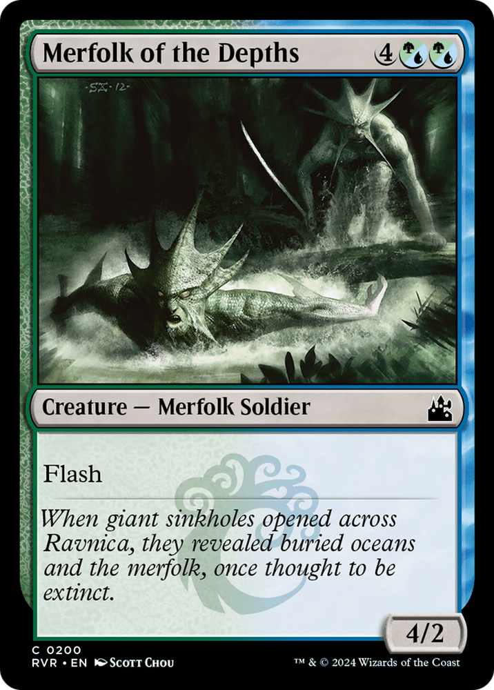 Merfolk of the Depths [Ravnica Remastered] 