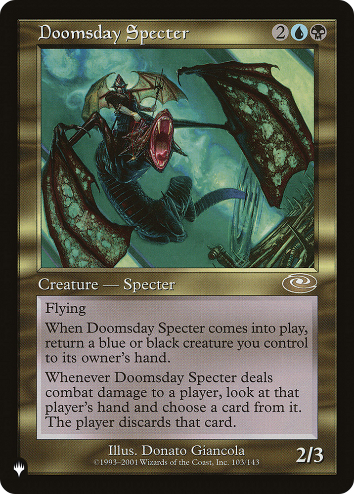 Doomsday Specter [The List] 