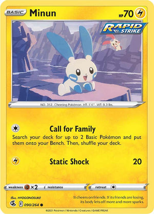 Minun (090/264) [Sword &amp; Shield: Fusion Strike] 