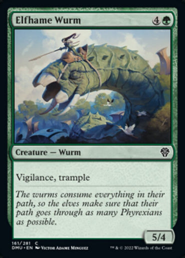 Elfhame Wurm [Dominaria United] 