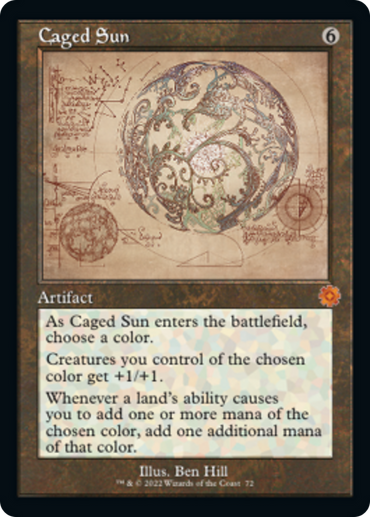 Caged Sun (Retro Schematic) [The Brothers' War Retro Artifacts] 