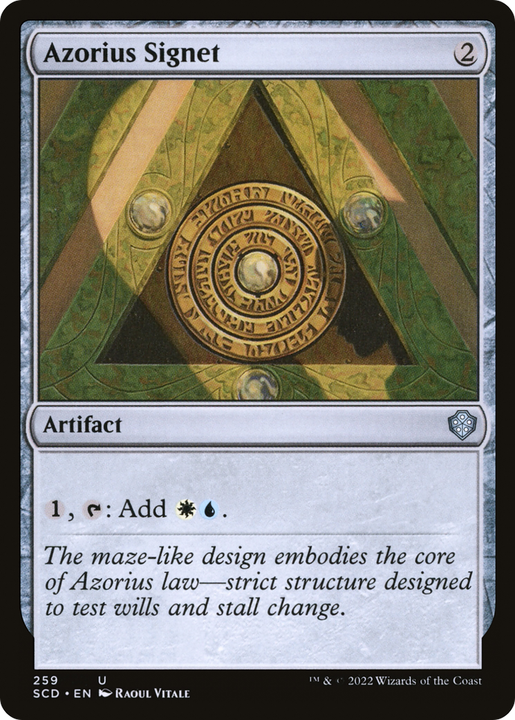 Azorius Signet [Starter Commander Decks] 