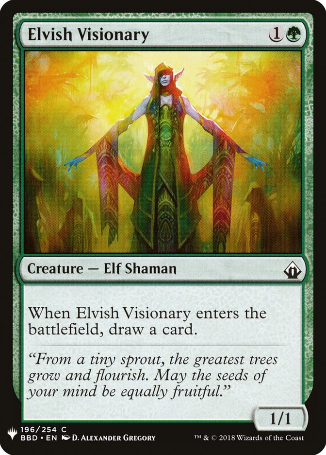 Elvish Visionary [Mystery Booster] 