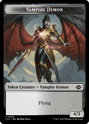 Map // Vampire Demon Double-Sided Token [The Lost Caverns of Ixalan Tokens] 