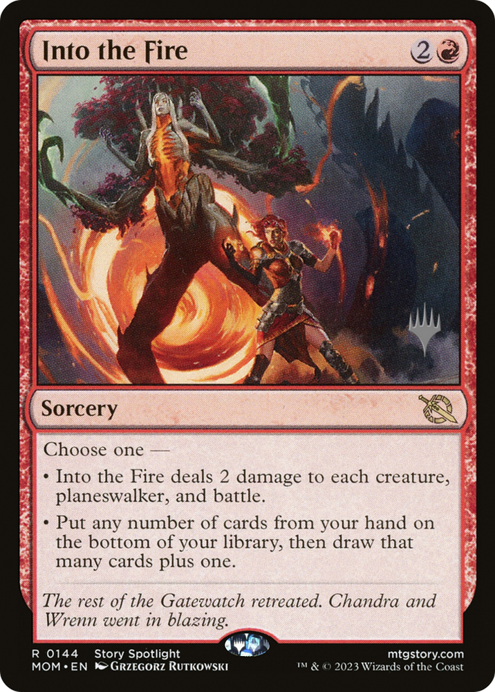 Into the Fire (Promo Pack) [March of the Machine Promos] 