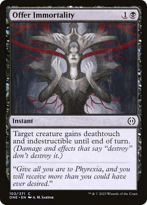 Offering Immortality [Phyrexia: All Will Be One] 