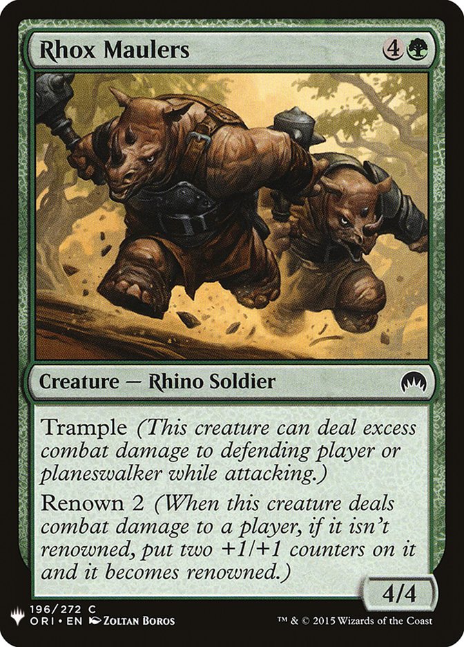 Rhox Maulers [Mystery Booster] 