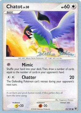 Chatot (55/100) (Luxdrill - Stephen Silvestro) [World Championships 2009] 