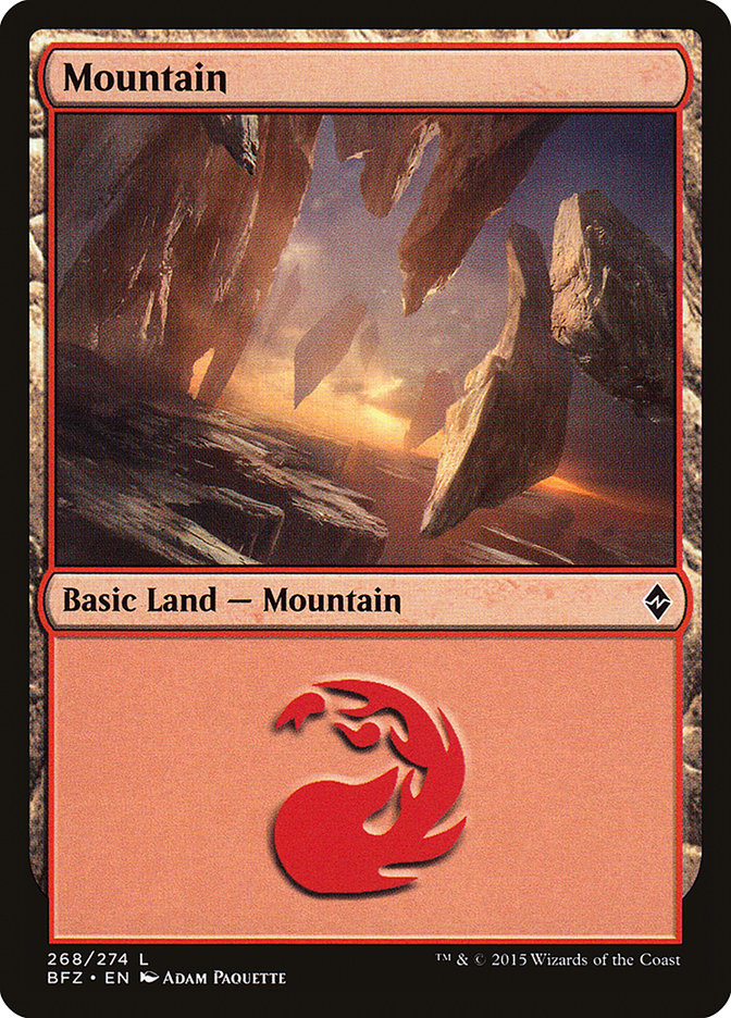 Mountain (268) [Battle for Zendikar] 