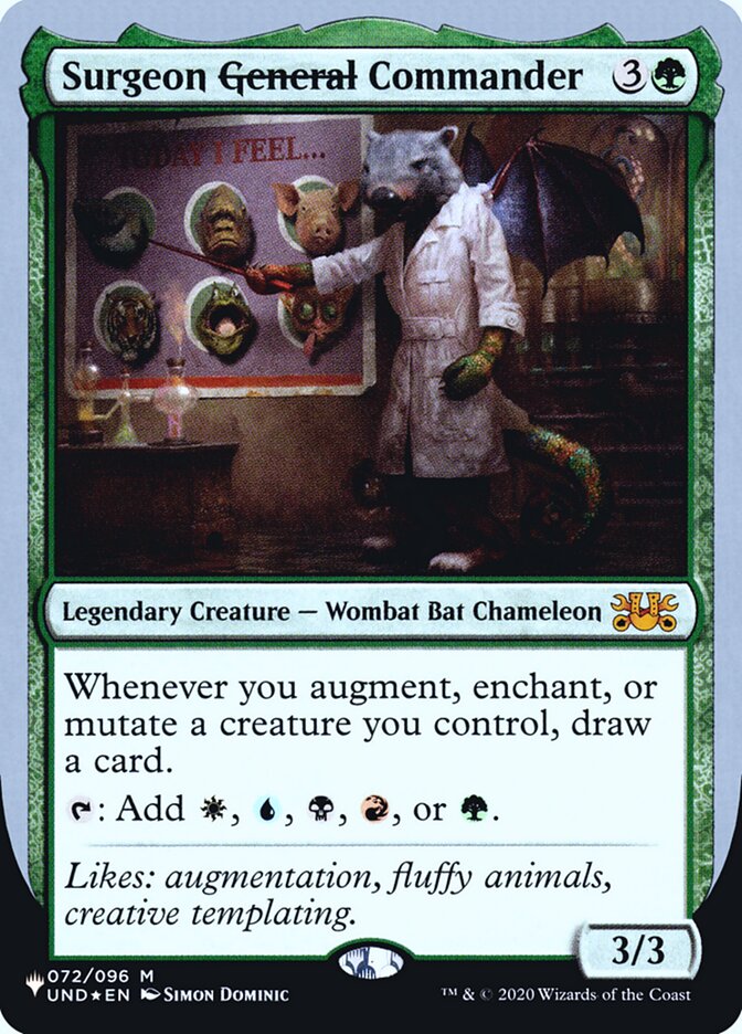 Surgeon General Commander (Unfinity Foil Edition) [The List] 