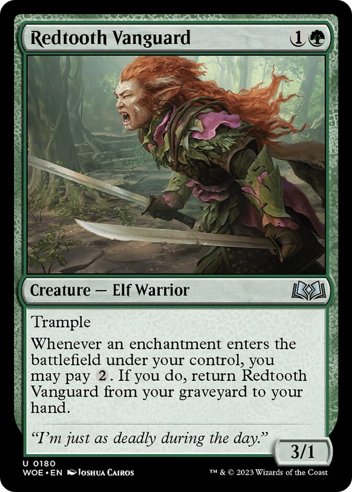 Redtooth Vanguard [Wilds of Eldraine] 