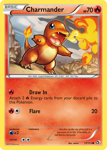 Charmander (17/113) [Black & White: Legendary Treasures]