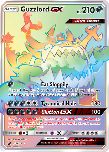 Guzzlord GX (116/111) [Sun &amp; Moon: Crimson Invasion] 