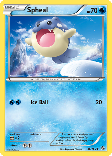 Spheal (46/160) [XY: Primal Clash]