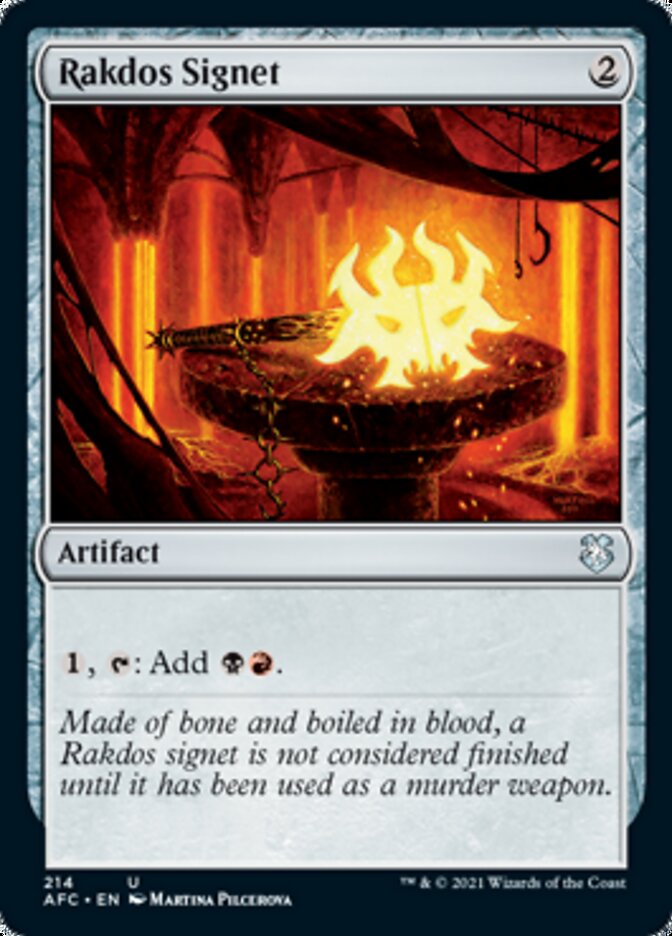 Rakdos Bookmark [Dungeons &amp; Dragons: Adventures in the Forgotten Realms Commander] 
