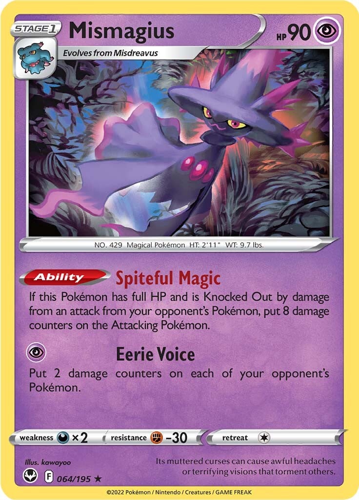 Mismagius (064/195) [Sword & Shield: Silver Tempest] 