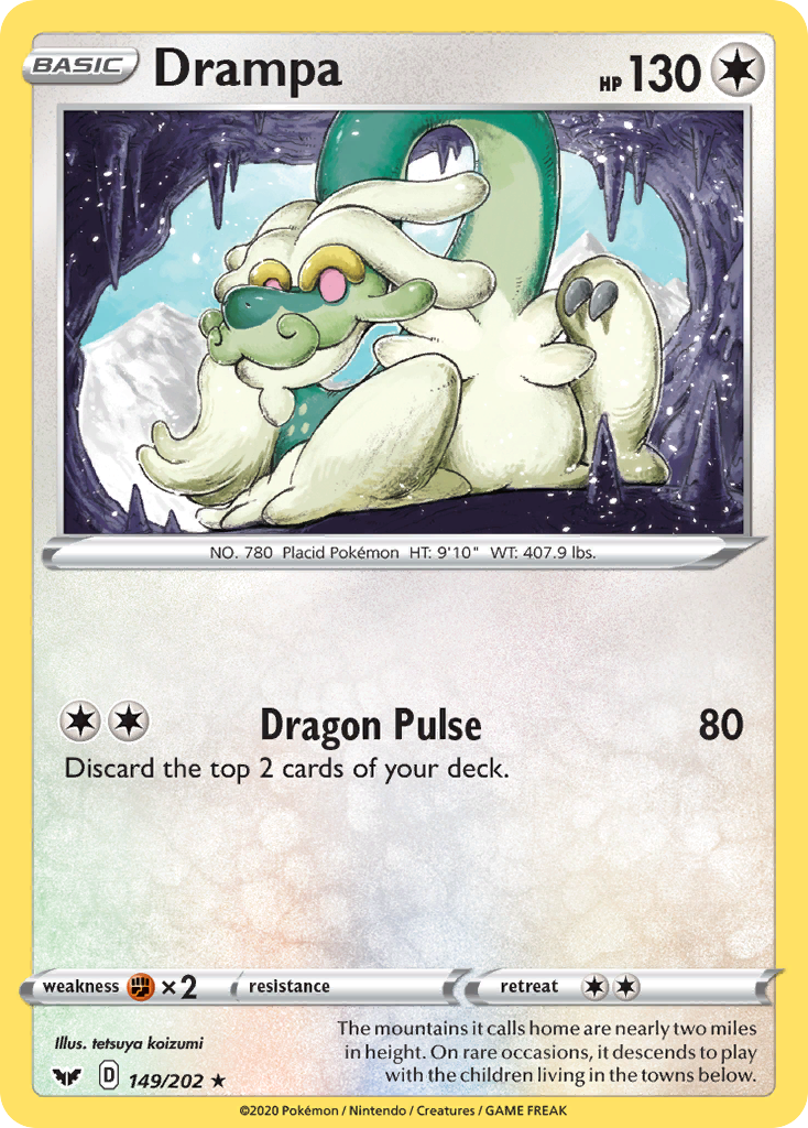 Drampa (149/202) [Sword & Shield: Base Set] 