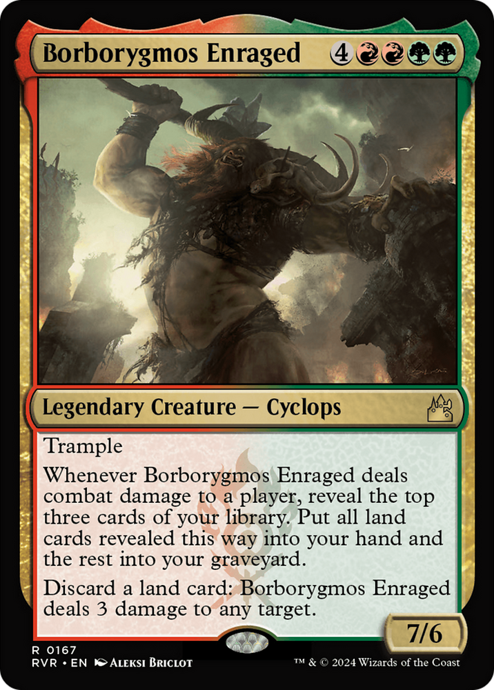 Borborygmos Enraged [Ravnica Remastered] 