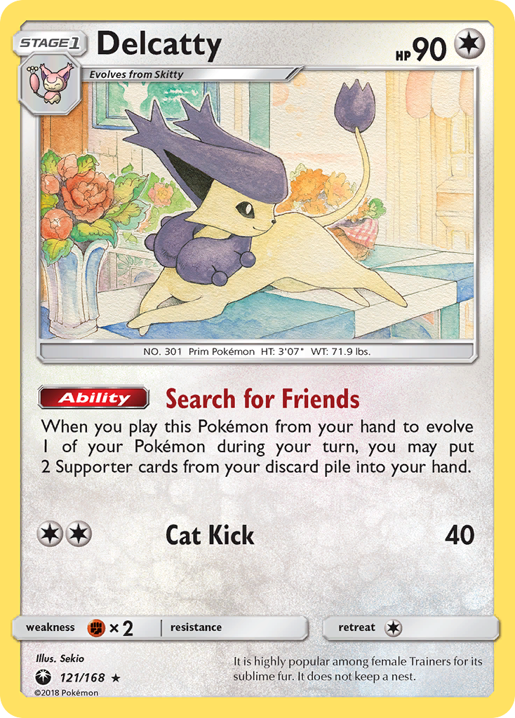 Delcatty (121/168) [Sun & Moon: Celestial Storm] 