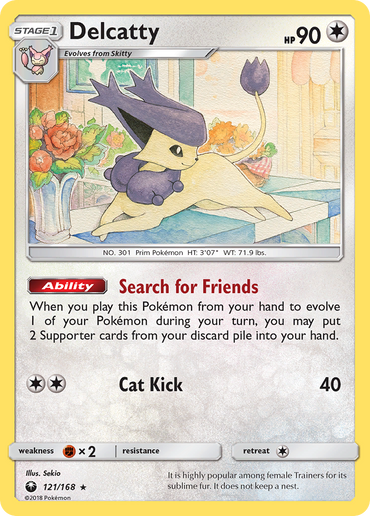 Delcatty (121/168) [Sun &amp; Moon: Celestial Storm] 