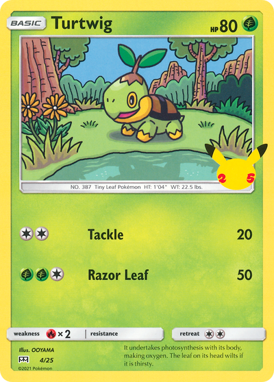 Turtwig (4/25) [McDonald's 25th Anniversary] 