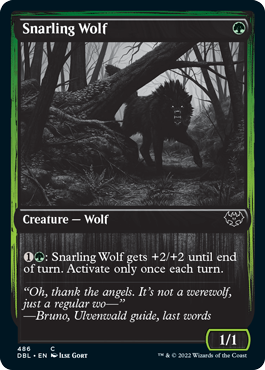 Snarling Wolf (486) [Innistrad: Double Feature] 