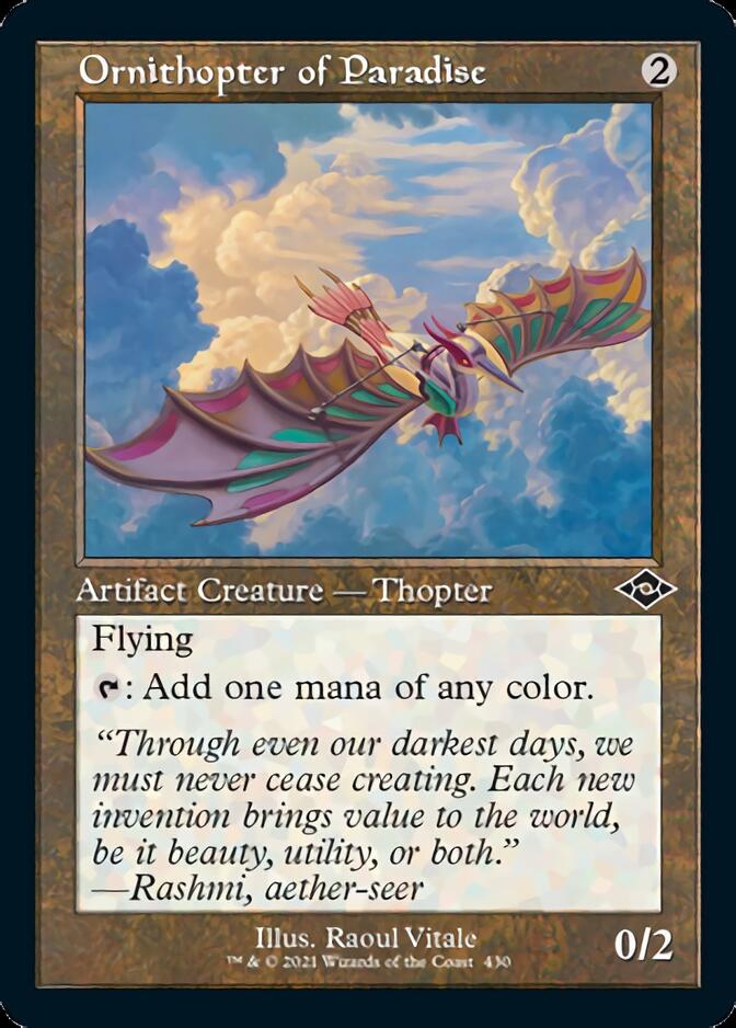 Ornithopter of Paradise (Retro Foil Etched) [Modern Horizons 2] 