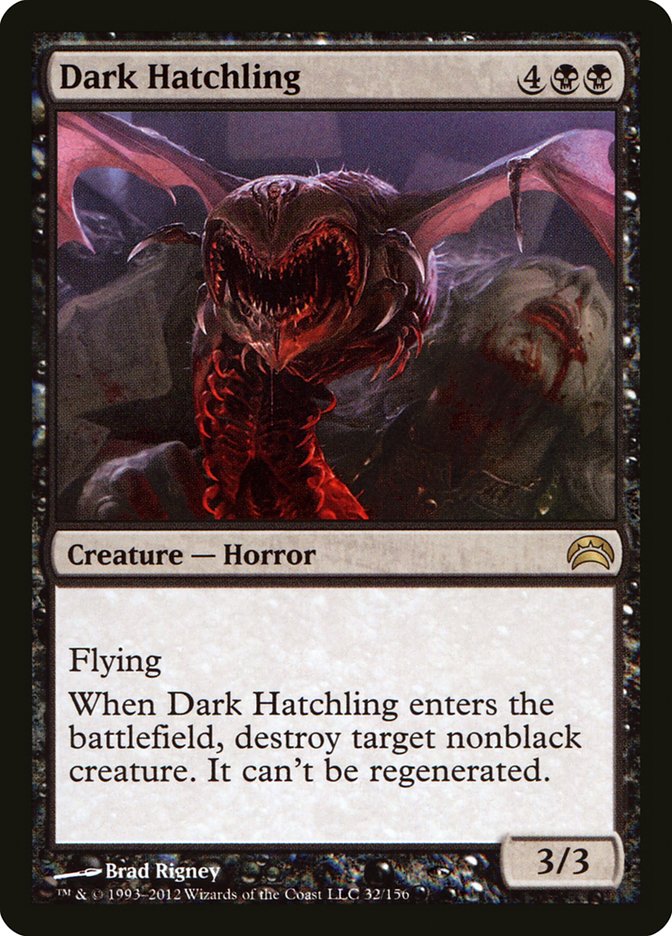 Dark Hatchling [Planechase 2012] 