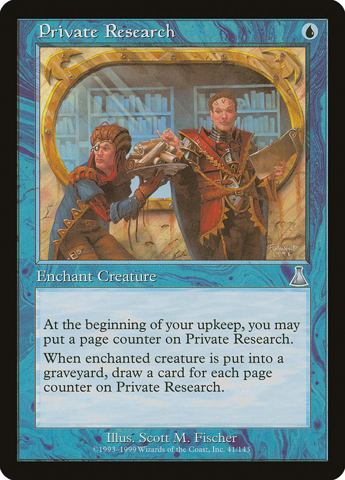 Private Research [Urza's Destiny] 