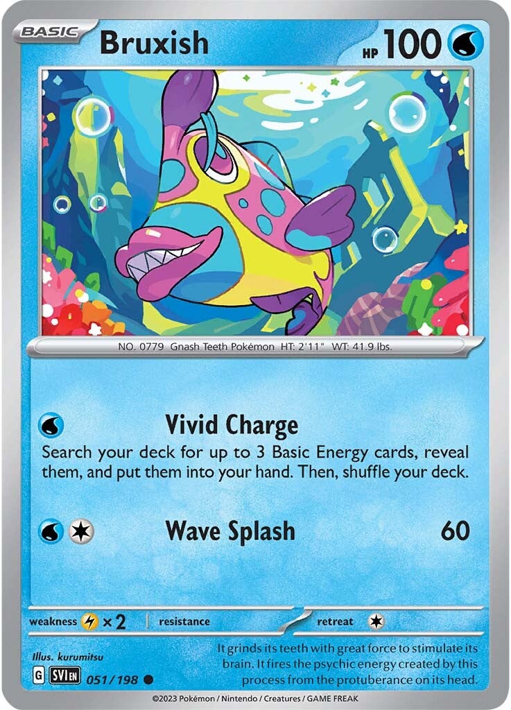 Bruxish (051/198) [Scarlet & Violet: Base Set] 