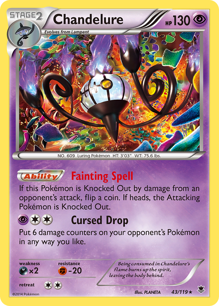 Chandelure (43/119) [XY: Phantom Forces] 