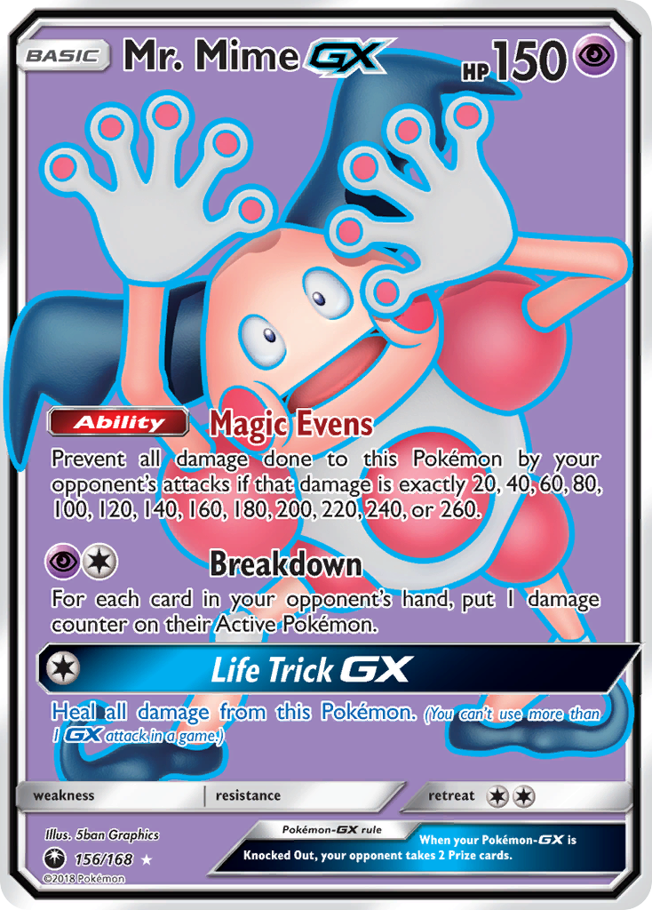 Mr. Mime GX (156/168) [Sun & Moon: Celestial Storm] 