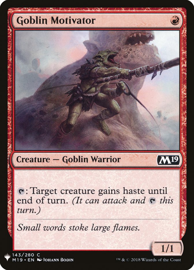 Goblin Motivator [Mystery Booster] 