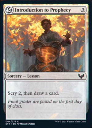 Introduction to Prophecy [Strixhaven: School of Mages] 