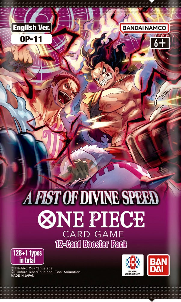 OP-11 One Piece A Fist of Divine Speed - Booster Pack