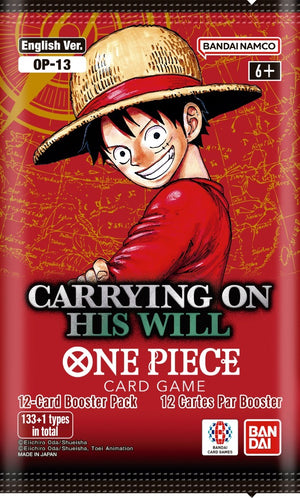 OP-13 One Piece Carrying On His Will - Booster Pack