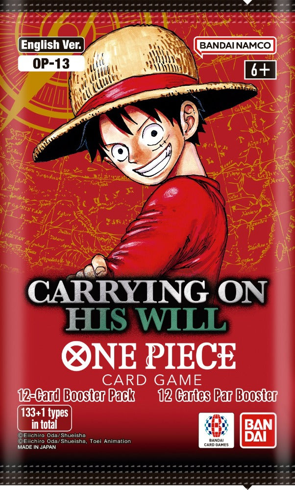 OP-13 One Piece Carrying On His Will - Booster Pack