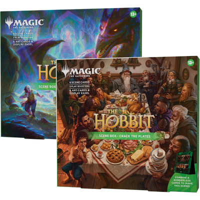 The Hobbit Scene Box - Treasures of Smaug AND Crack the Plates (set of 2)
