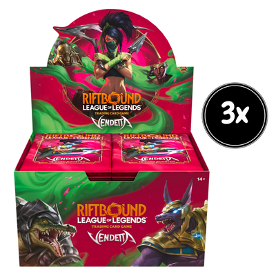 League of Legends Riftbound TCG: Vendetta - 3 Pack (3x Booster Box)
