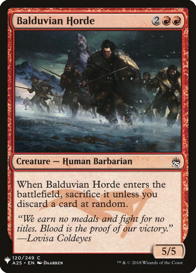 Balduvian Horde [Mystery Booster] 