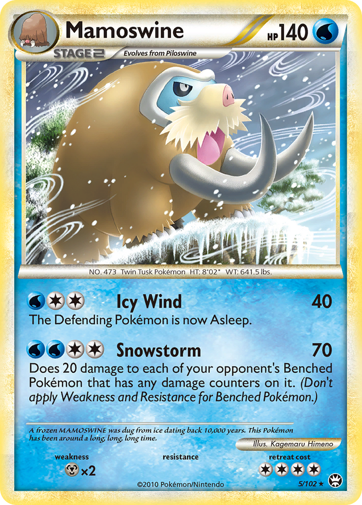 Mamoswine (5/102) [HeartGold &amp; SoulSilver: Triumphant] 