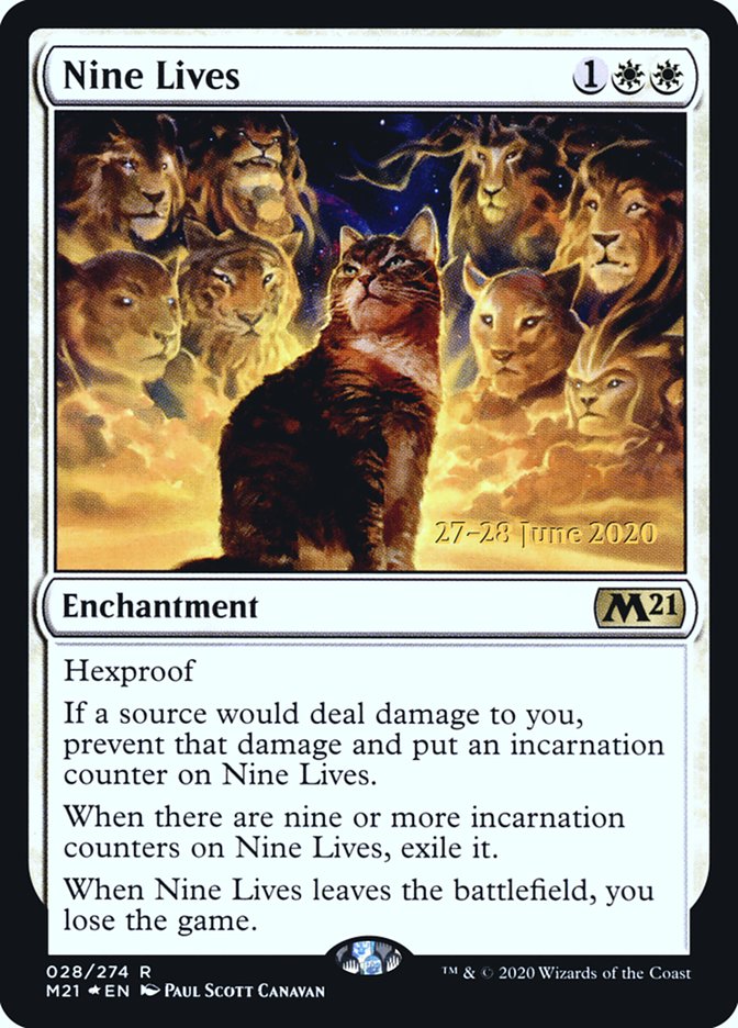 Nine Lives [Core Set 2021 Prerelease Promos] 